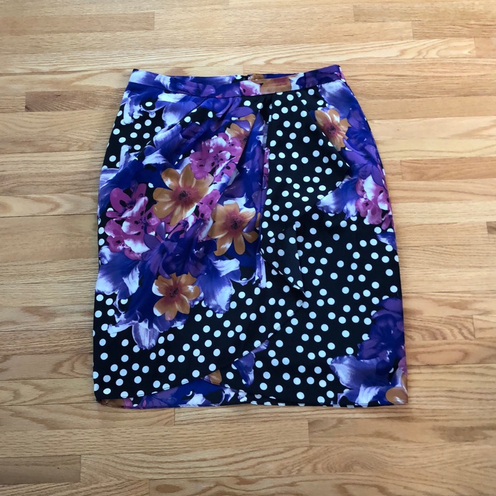 Floral pencil skirt